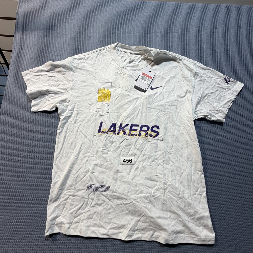 Nike Los‎ Angeles Lakers Top Men Sz L White Brand New